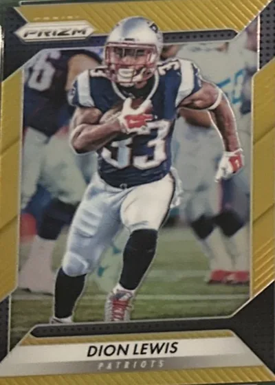 2016 Prizm NFL Dion Lewis Base #22 True Gold