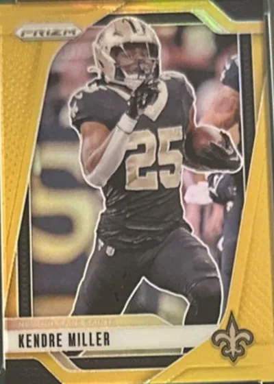 2024 Prizm NFL Kendre Miller Base #205 True Gold