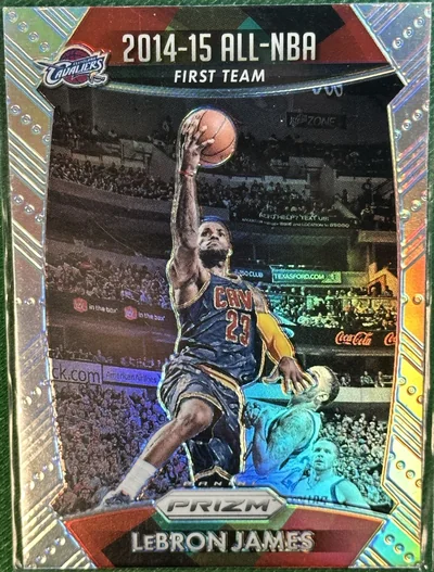 2015-16 Prizm NBA LeBron James 2015 All-NBA Teams #375 Silver