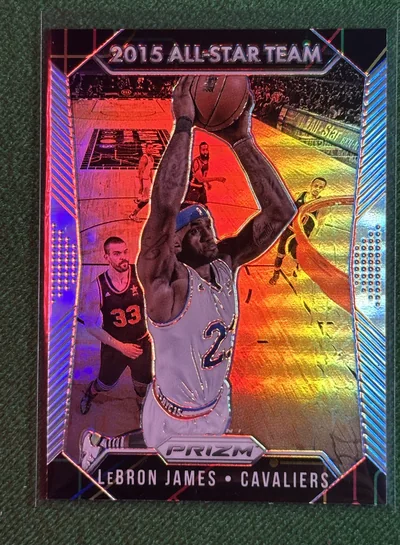 2015-16 Prizm NBA LeBron James 2015 All-Star Team #352 Silver